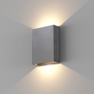 Wandlamp Artdelight Memphis 2 Lichts LED 2700K Dimbaar Gunmetal