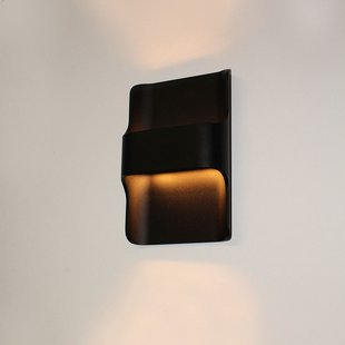 Wandlamp Artdelight Dallas 2 Lichts LED 2700K Dimbaar Zwart