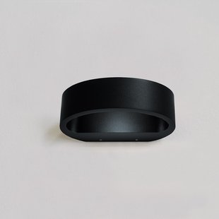 Wandlamp Artdelight Sharp 1 Lichts LED 2700K Dimbaar Zwart