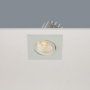Inbouwspot Artdelight Venice 1 Lichts Small Vierkant LED 2700K Dimbaar Wit