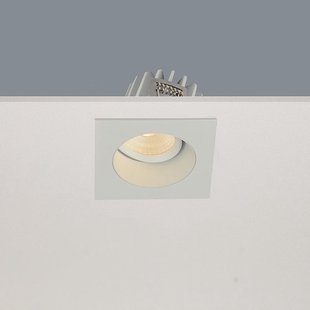 Inbouwspot Artdelight Venice 1 Lichts Large Vierkant LED 2700K Dimbaar Wit