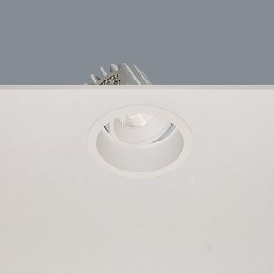 Inbouwspot Artdelight Ribs 1 Lichts LED 2700K Dimbaar Wit