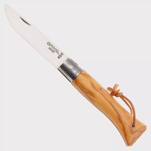Opinel Néo6 Opiflex 002504 Stainless Steel, Olive Wood, slipjoint zakmes