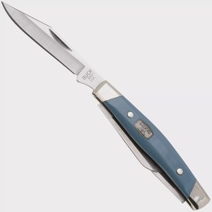Buck Cadet 0303BLS Satin 420HC, Blue Synthetic Nickel Silver, zakmes
