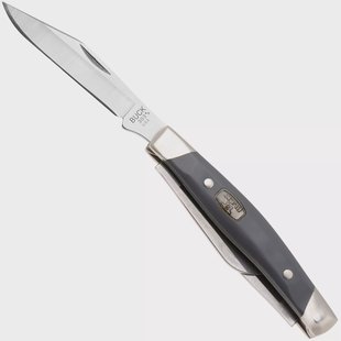 Buck Cadet 0303GYS2 Satin 420HC, Gray Synthetic Nickel Silver, zakmes