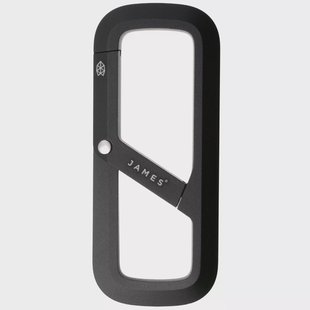 The James Brand The Madison ES216903-10 Black, karabijnhaak