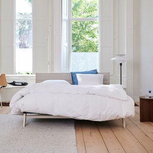 Auping Clear White Percale Dekbedovertrek - 260 x 220 cm