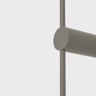 Nowodvorski Lighting LED wandlamp SABER, olijfgroen, hoogte 120 cm, metaal 4.000 K