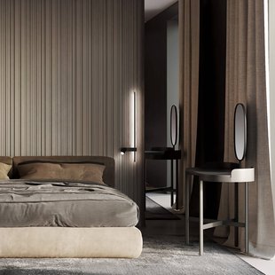 Nowodvorski Lighting Wandlamp EASY RIGHT, zwart Breedte 80 cm Metaal GU10 + LED