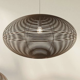 Nowodvorski Lighting Hanglamp RATTAN, Ø 60 cm, naturelbruin, rotan, E27