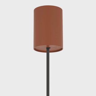 Nowodvorski Lighting Hanglamp ZENITH, terracotta, Ø 11 cm, metaal, GU10