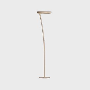 FISCHER & HONSEL LED vloerlamp Sirko, zandkleurig, hoogte 177 cm, metaal, CCT