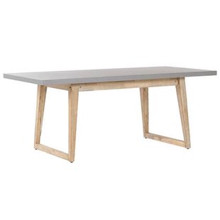 Beliani - ORIA - Tuintafel - Grijs - 90 x 180 cm - Vezelcement