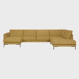 by fonQ Cirro U-bank Rechts - Mosterd