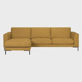 by fonQ Cirro Hoekbank met Chaise Longue Links - Mosterd