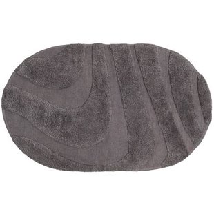 Veer Carpets - Badmat Beau - Grey Ovaal 50 x 80 cm