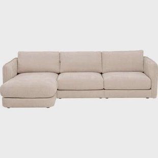Hoekbank Karma links creme Kare Design