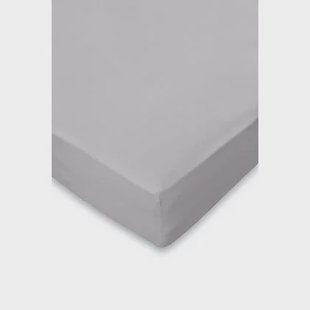 Dutch Dreams Hoeslaken Jersey Katoen - 25cm Hoek - 2x - licht grijs