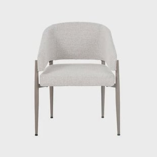 Bronx71 Eetkamerstoel Armin gemêleerde stof beige