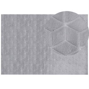 Beliani-THATTA-Shaggy vloerkleed-Grijs-160 x 230 cm-Polyester