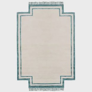 Beliani - BERWARI - Vloerkleed - Lichtbeige - 160 x 230 cm - Viscose