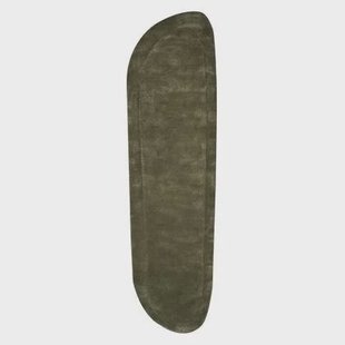 Beliani - BERANI - Vloerkleed - Donkergroen - 80 x 250 cm - Viscose