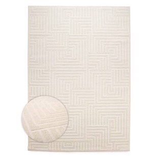 Nordic Weavers Scandinavisch vloerkleed - Contour Gem crème - 140x200