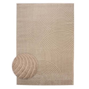 Nordic Weavers Scandinavisch vloerkleed - Contour Curve beige - 80x150