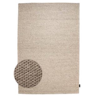 Nordic Weavers Wollen vloerkleed - Vridning zandkleur - 160x240 cm