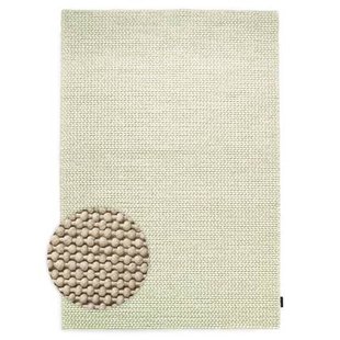 Nordic Weavers Wollen vloerkleed - Løkke mintgroen - 300x400 cm