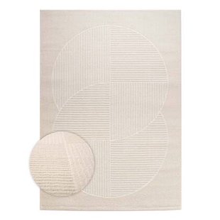 Nordic Weavers Scandinavisch vloerkleed - Contour Circle crème -