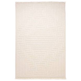 Nordic Weavers Japandi vloerkleed - Knit Refine wit - 80x150 cm