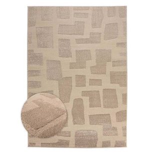 Nordic Weavers Scandinavisch vloerkleed - Contour Stone beige - 80x150