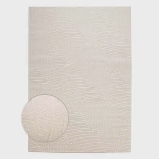 Nordic Weavers Scandinavisch vloerkleed - Contour Leaf crème - 300x400