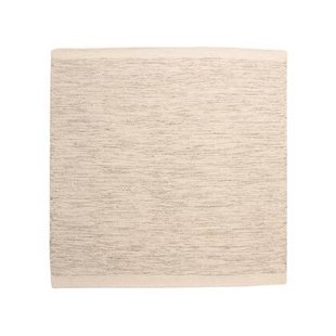 Nordic Weavers Wollen vloerkleed vierkant - Ulstein wit|grijs -