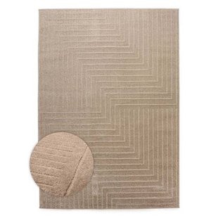 Nordic Weavers Vierkant vloerkleed Scandinavisch - Contour Edge beige