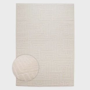 Nordic Weavers Scandinavisch vloerkleed - Contour Gem crème - 80x150