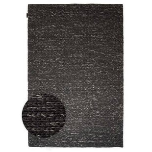 Nordic Weavers Wollen vloerkleed - Hyssing zwart - 200x300 cm