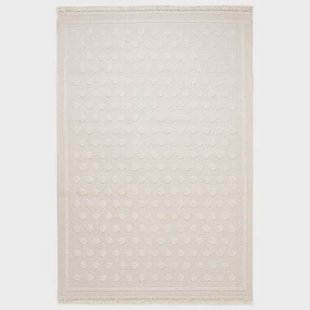 Nordic Weavers Japandi vloerkleed - Knit Dots wit - 120x170 cm