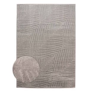 Nordic Weavers Scandinavisch vloerkleed - Contour Leaf grijs - 100x200