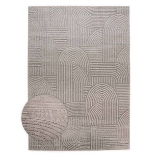 Nordic Weavers Scandinavisch vloerkleed - Contour Bend grijs - 80x150