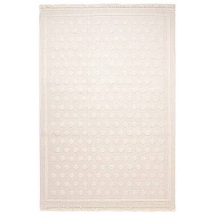 Nordic Weavers Japandi vloerkleed - Knit Dots wit - 240x340 cm
