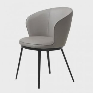 Nordic Home Arvid armstoel - leer - taupe