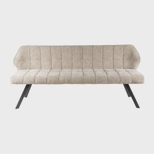 Fraaai Ramon eetkamerbank 180 cm geweven - zand