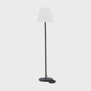 Nest outdoor Lien Tuin Vloerlamp Wit Met Zwarte Voet