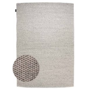 Nordic Weavers Wollen vloerkleed - Vridning lichtgrijs - 300x400 cm