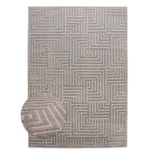 Nordic Weavers Scandinavisch vloerkleed - Contour Gem grijs - 240x340