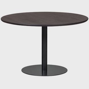 WOOOD Tablo Eettafel Rond Vingerlas - Eiken - Mystic Brown - Ø120 WOOOD Tablo Eettafel Rond Vingerlas - Eiken - Mystic Brown - Ø120