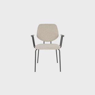 Giga Meubel - Eetkamerstoel Beige - Incl. Armleuning - Zelo