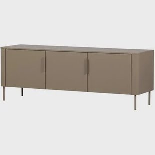 WOOOD Gunnar Tv Meubel - Grenenhout - Mud|Bruin - 56x154x44